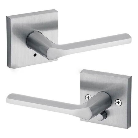 Kwikset Lisbon Privacy Lever 155LSL-SQT-26D-RCAL-RCS
